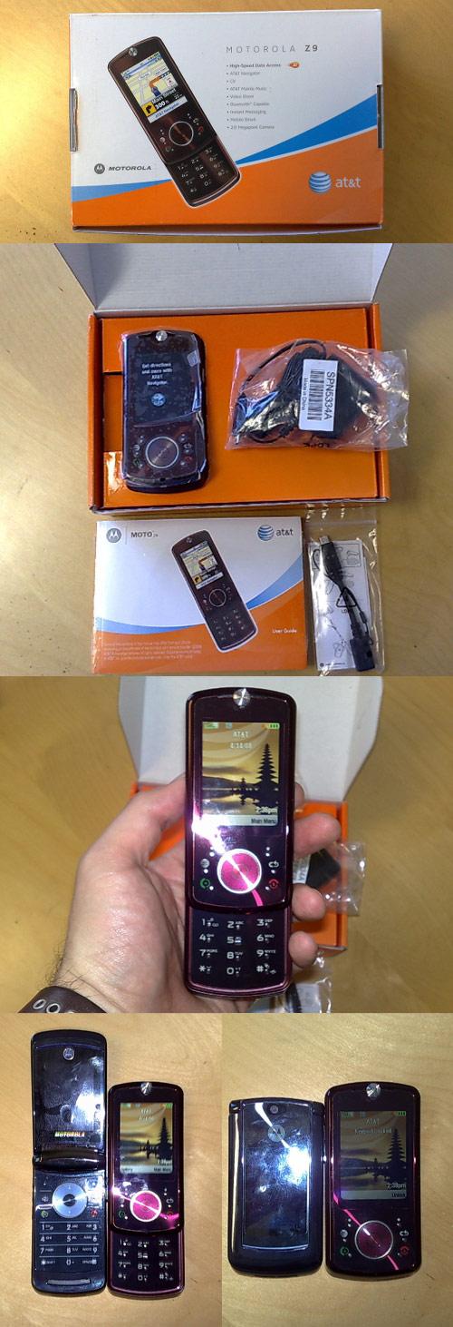 Motorola Z9 unboxing image