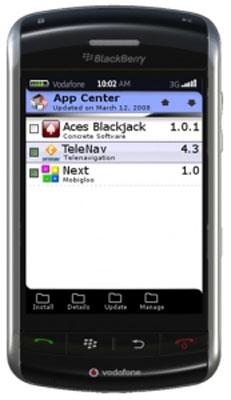 BlackBerry App Center