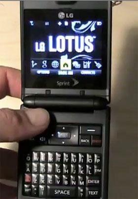 LG Lotus open