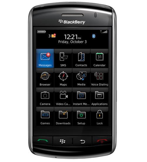 BlackBerry Storm keypad