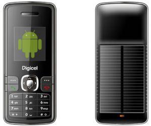 Solar-powered Android phone