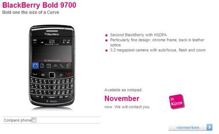 BlackBerry Bold 9700 Germany