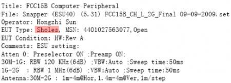 GSM Motorola Sholes at FCC