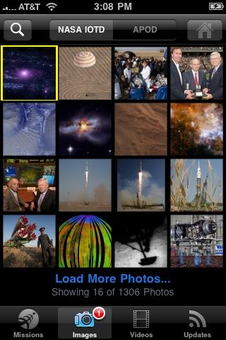 The official NASA iPhone app 2