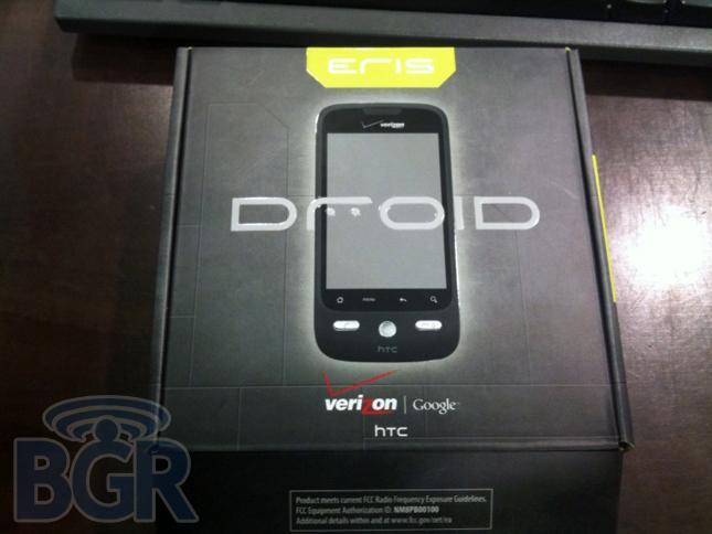 Leaked pic of HTC's Droid Eris for Verizon - 1