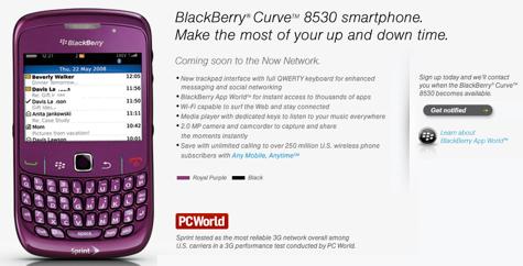 BlackBerry Curve 8530 Sprint