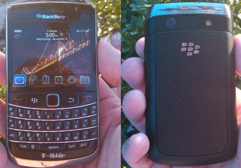 BlackBerry Bold 9700 front & back