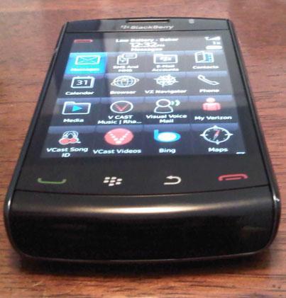 BlackBerry Storm2 menu