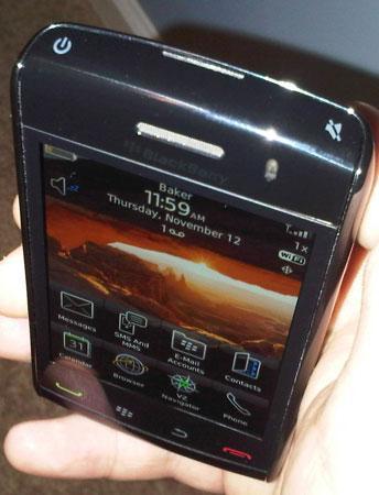 BlackBerry Storm2 top