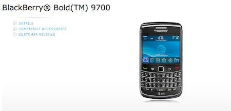 BlackBerry Bold 9700 AT&T