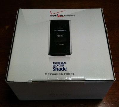 Nokia Shade 2705 box