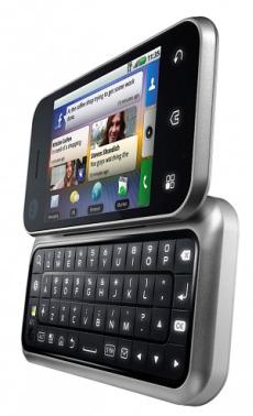 The Motorola Backflip Android phone