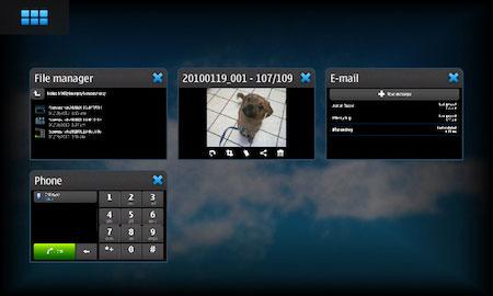 Nokia N900 screen shots