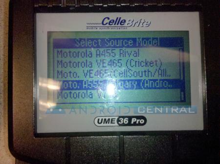 Motorola Calgary cellebrite