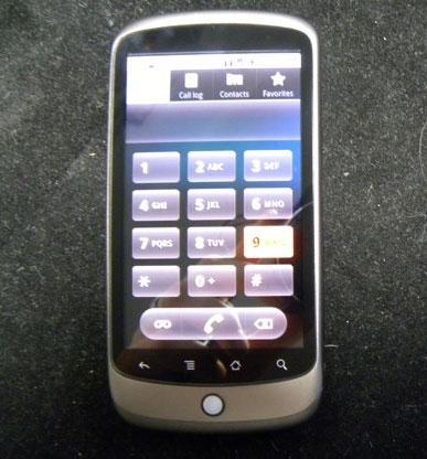 Google Nexus One dialer