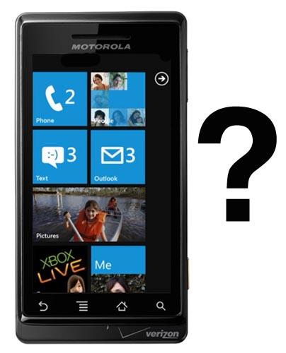 Motorola DROID Windows Phone 7
