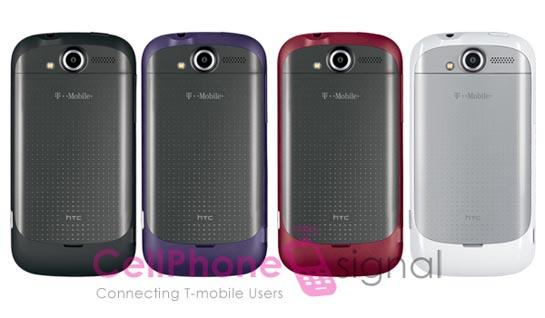 T-Mobile myTouch colors
