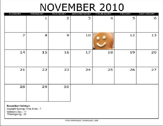 November 11 Gingerbread