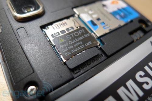 Samsung Focus microSD card