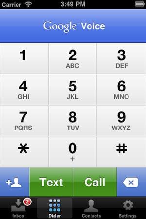 Google Voice iPhone