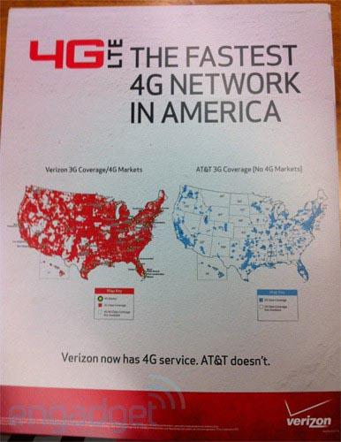 Verizon 4G LTE AT&T ad