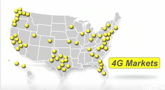 Sprint 4G markets