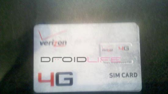 Verizon LTE SIM card