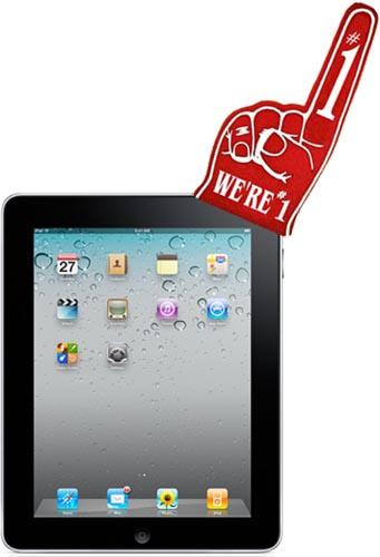 Apple iPad foam finger