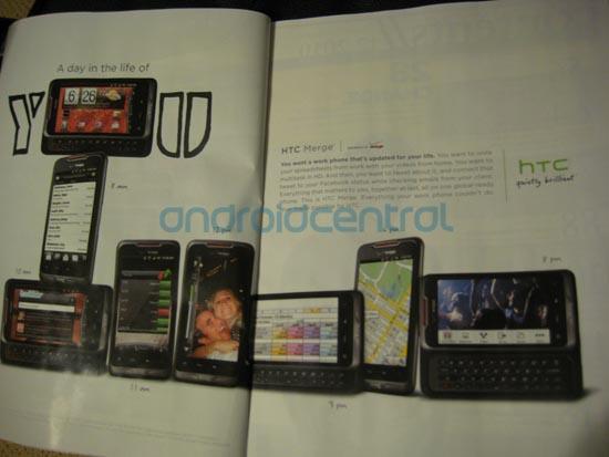 HTC Merge magazine ad