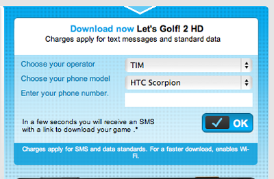 HTC Scorpion Gameloft