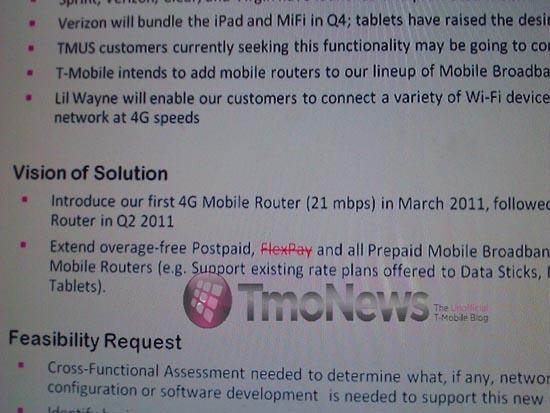 T-Mobile 4G hotspot