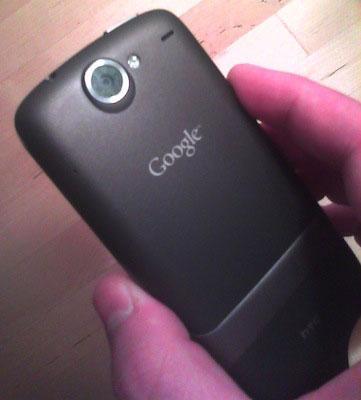 Google Nexus One back