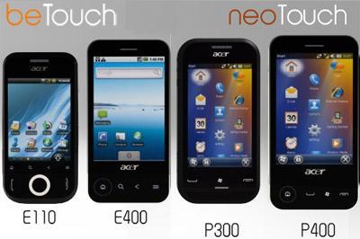 New Acer phones