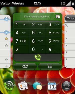 Palm Pixi Plus dialer