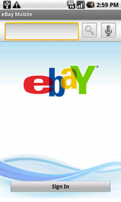 eBay Mobile app