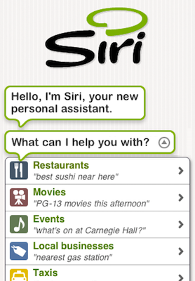 Siri bought by Apple