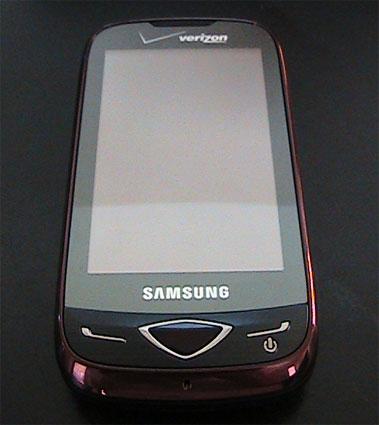 Samsung Reality touchscreen