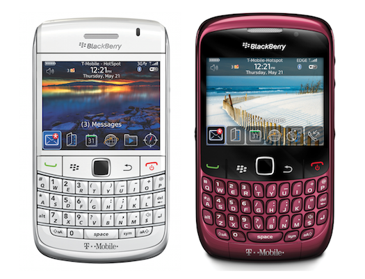 Bold 9700 and Curve 8520