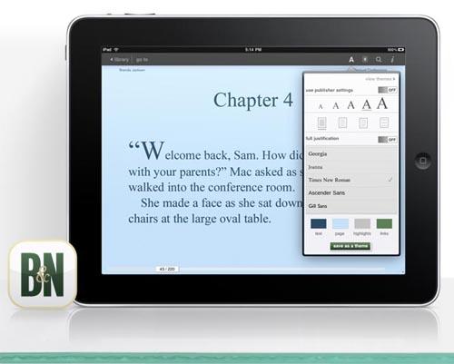 Barnes & Noble iPad app