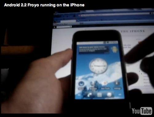 Android 2.2 on iPhone