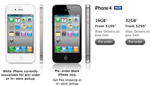iPhone 4 pre-orders