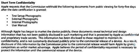 Apple FCC letter