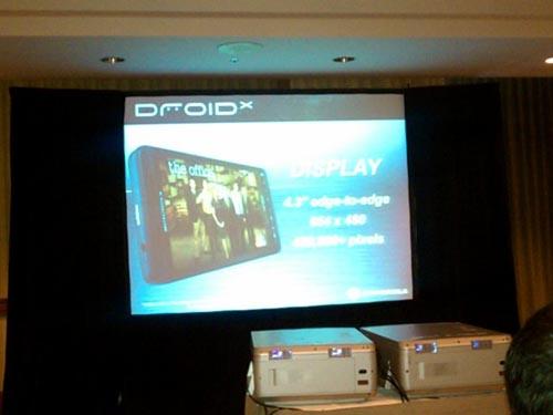 Motorola Droid X screen