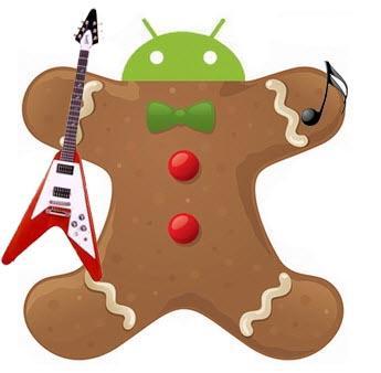 Android Gingerbread music