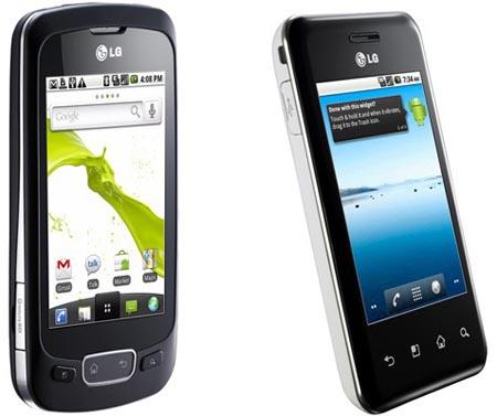 LG Optimus One and Chic