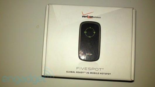 Verizon FiveSpot box