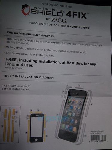 Best Buy iPhone 4 strips