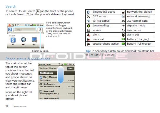 Droid 2 user guide