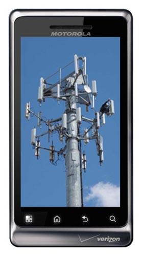 DROID 2 cell tower