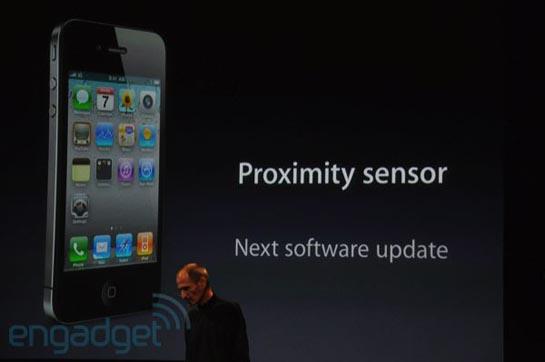 iPhone 4 proximity sensor